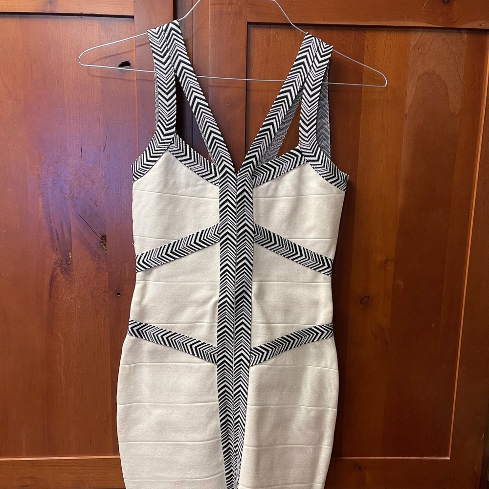 BEBE Bandage Cutout Cocktail Dress size Small
